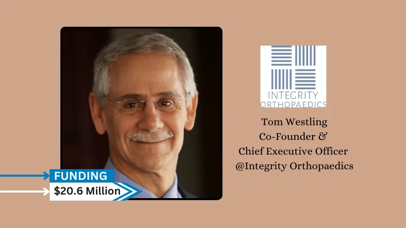 Integrity Orthopaedics, a company providing solutions for soft tissue repair, secures $20.6Million in Series B Round Funding.