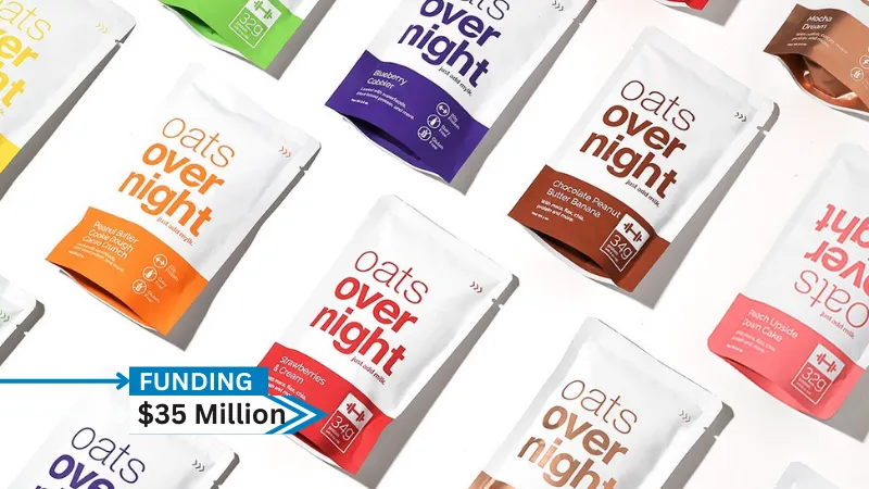 Oats Overnight has raised $35 million Series B funding led by Enlightened Hospitality Investments (EHI) with participation from new investor Sonoma Brands Capital and from existing investors including Impatient Ventures, Singh Capital Partners, Morrison Seger Venture Capital Partners, and BFG Partners.